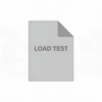 Sample load test report icon